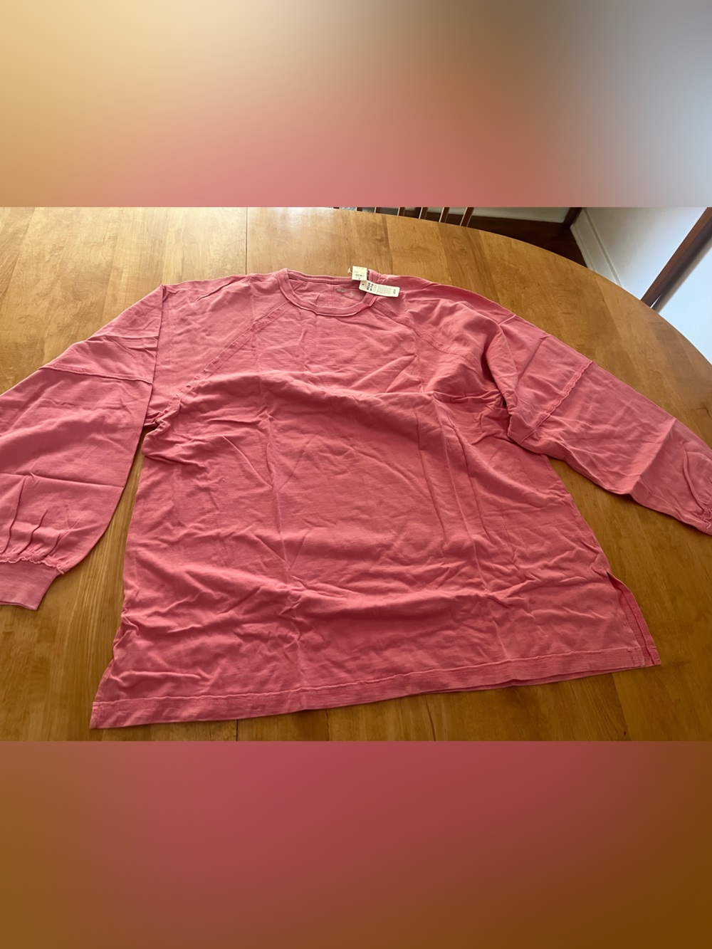 aerie Pink Crewneck Tee